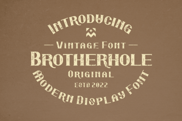 Brotherhole: A Display Font That Elevates Editorial Design