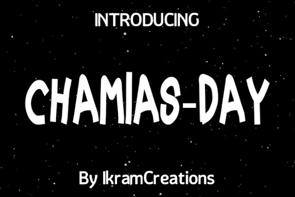 Chamias Day Font: A Playful Display Typeface for Small Businesses