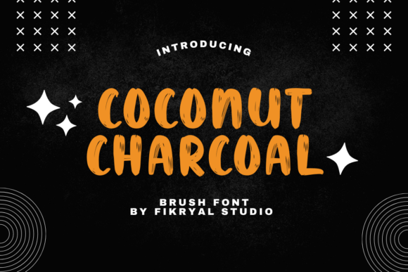 Coconut Charcoal: A Fun Display Font with Natural Charm