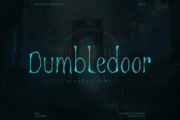 Dumbledoor: A Magical Display Font for Crafters & Makers