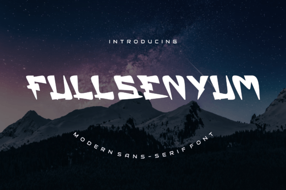 Full Senyum: A Modern Serif Display Font for Marketers