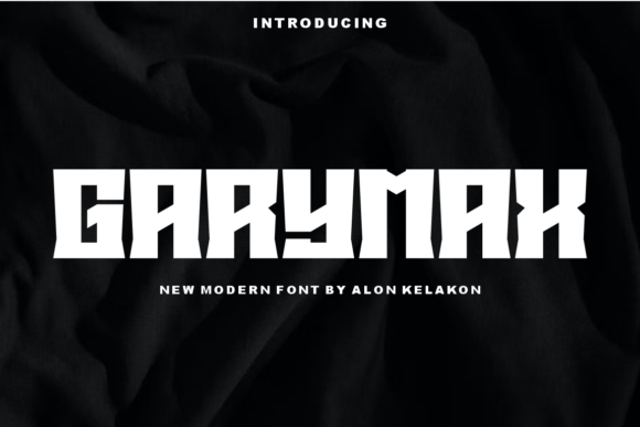Garymax Display Font: A Bold Typeface for Modern Branding