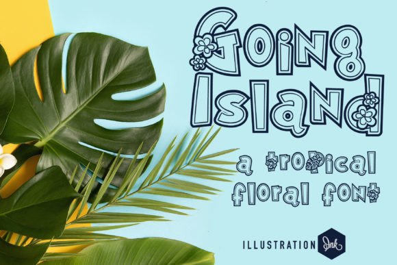 Going Island Font Brings a Smile to Editorial Design