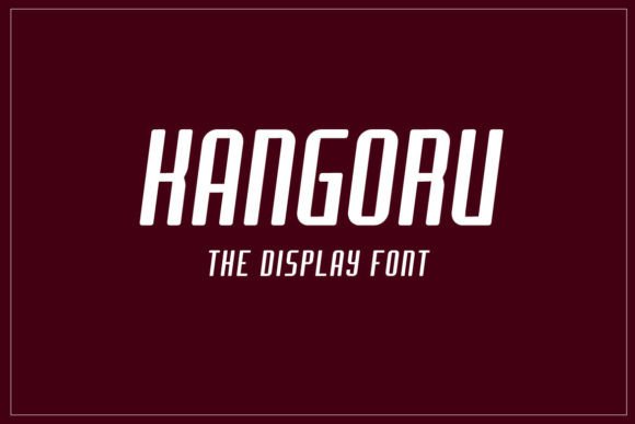 Kangoru: A Display Font for Handmade Creations That Shine