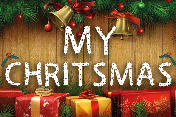 My Christmas: A Joyful Display Font for Editorial Design