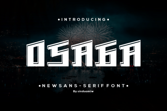 Osaga: The Assertive Display Font Your Projects Deserve