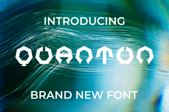 Quantun: A Cool Modern Display Font for Bold Branding