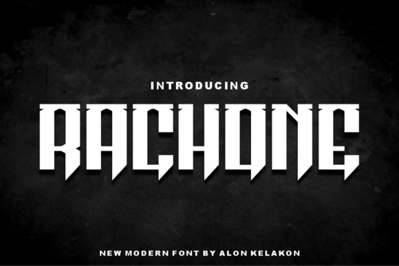 Rachone: A Bold Display Font for Memorable Brand Visuals