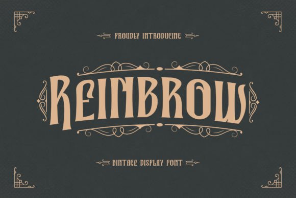 Reinbrow Font Review: Vintage Charm for Makers