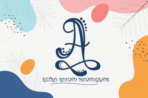 Retro Round Monogram: A Playful Display Typeface for Web Designers