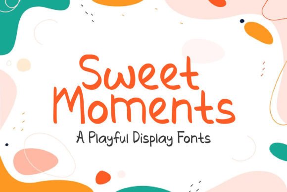 Sweet Moments: A Display Font with Organic Cheer